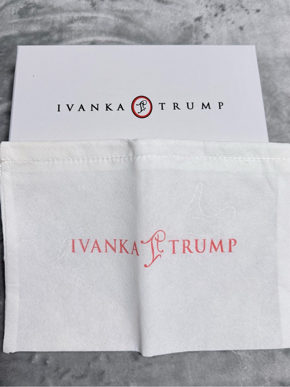 Ivanka Trump Designer New Dust Cover Bag For Purse & Empty Box